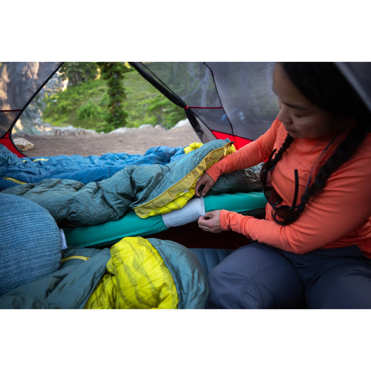 Therm-a-Rest Questar 20F/-6C R Daunenschlafsack - Balsam 10 Therm-a-Rest Questar 20F/-6C R Daunenschlafsack - Balsam – Bild 8