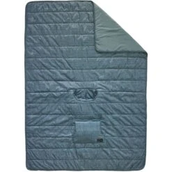 Therm-a-Rest Honcho Poncho Decke - Blue Woven Print -Therm-A-Rest therm a rest honcho poncho 11417 02 1162980